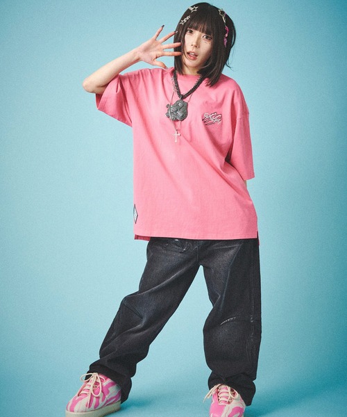 GALFY（ガルフィー）の「GALFY-部族長デニム（デニムパンツ・レディース・ダークインディゴブルー/ブラック/ブルー・L/XL）」の6枚目の写真