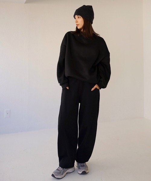 スビンプラチナムウラケ スウェットパンツ ブラック | ＋CLOTHET