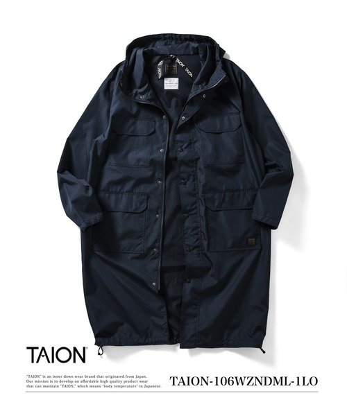 TAION(タイオン)の「【TAION(タイオン)】〈ユニセックス〉ノンダウン ミリタリー フードコート(その他アウター・メンズ・ダークグリーン系/ブラック/ダークオリーブ/オフホワイト/ダークネイビー/その他3・L/S/M/XL/XS)」の21枚目の写真