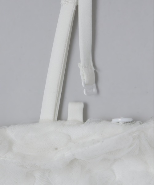 Olu.(オルドット)の「3wayペプラムチュールビスチェ(シャツ/ブラウス・レディース・ピンク系その他/チャコールグレー/ホワイト・FREE)」の14枚目の写真