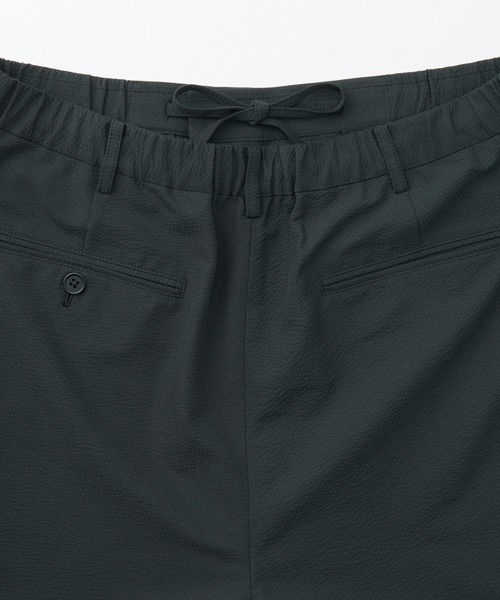 紳士 風を通すストレッチサッカーノータックパンツ（その他
