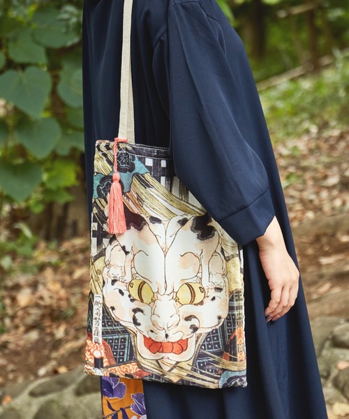 カヤ（カヤ）の「【カヤ】浮世絵トートバッグ（トートバッグ・レディース・その他6/その他5/その他1/その他2/その他3/その他4・FREE）」の2枚目の写真
