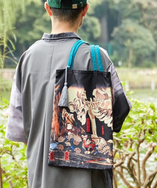 カヤ（カヤ）の「【カヤ】浮世絵トートバッグ（トートバッグ・レディース・その他6/その他5/その他1/その他2/その他3/その他4・FREE）」の3枚目の写真