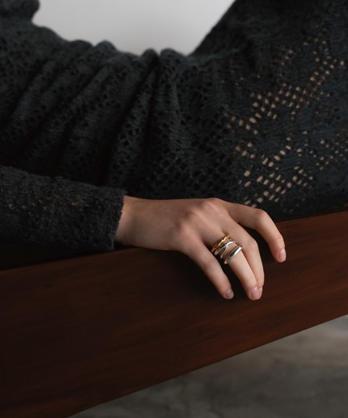 TEN.(テン)の「SILVER925 ネクサスリング(リング・レディース・シルバー・#13/#11/#9/#15)」の4枚目の写真