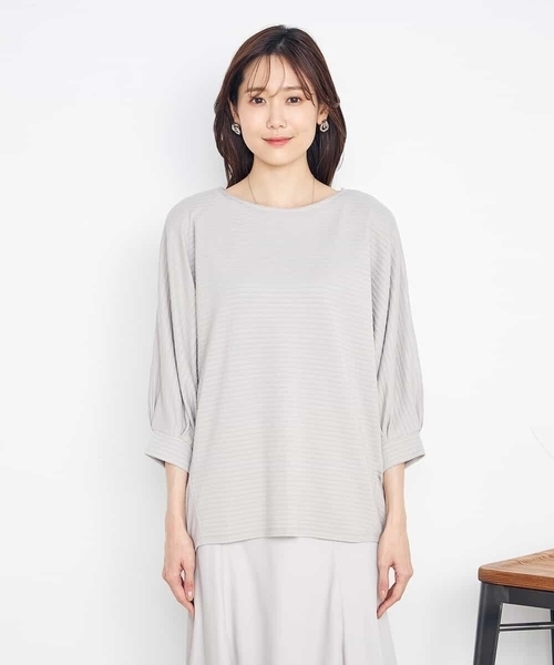 a.v.v(アーヴェヴェ)の「ドルマントップス(Tシャツ/カットソー・レディース・ブラック/グレー系その他・40/38/36/34/42)」の15枚目の写真