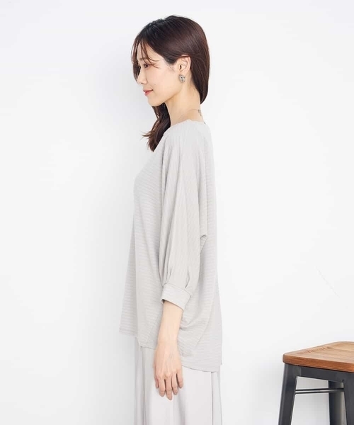 a.v.v(アーヴェヴェ)の「ドルマントップス(Tシャツ/カットソー・レディース・ブラック/グレー系その他・40/38/36/34/42)」の16枚目の写真