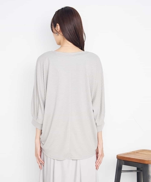 a.v.v(アーヴェヴェ)の「ドルマントップス(Tシャツ/カットソー・レディース・ブラック/グレー系その他・40/38/36/34/42)」の17枚目の写真