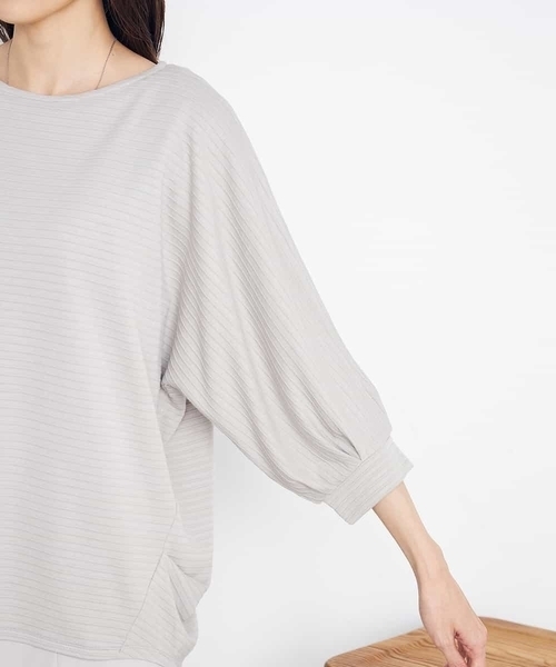 a.v.v(アーヴェヴェ)の「ドルマントップス(Tシャツ/カットソー・レディース・ブラック/グレー系その他・40/38/36/34/42)」の19枚目の写真