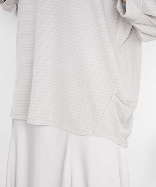a.v.v(アーヴェヴェ)の「ドルマントップス(Tシャツ/カットソー・レディース・ブラック/グレー系その他・40/38/36/34/42)」の22枚目の写真