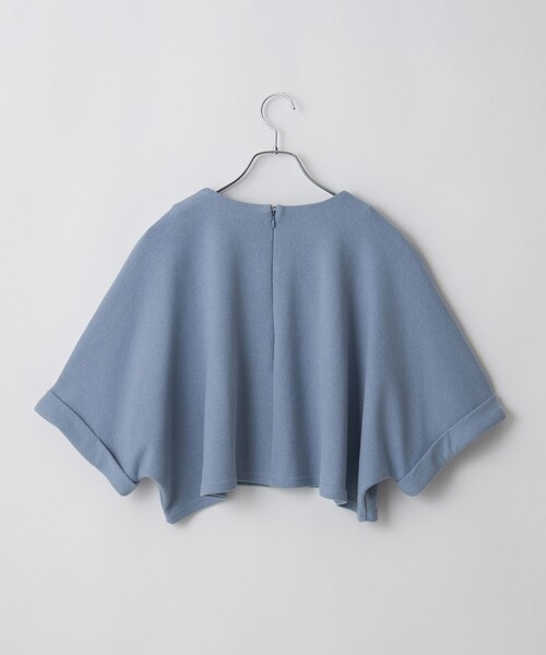 RONEL(ロネル)の「【防しわ/マシンウォッシュ】ネップジョーゼットショートプルオーバー(Tシャツ/カットソー・レディース・ブラック/ライトブルー/ホワイト・S/M/L)」の20枚目の写真