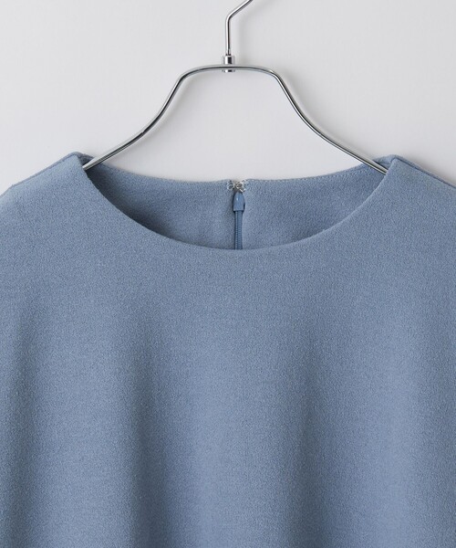 RONEL(ロネル)の「【防しわ/マシンウォッシュ】ネップジョーゼットショートプルオーバー(Tシャツ/カットソー・レディース・ブラック/ライトブルー/ホワイト・S/M/L)」の21枚目の写真