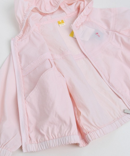 moimoln（モイモルン）の「ユニオンナイロンブルゾン（ナイロンジャケット・キッズ・ライトブルー/ライトピンク・90cm/100cm/110cm/120cm/130cm）」の9枚目の写真