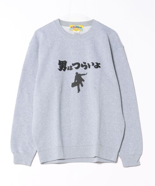 SAMURAI CORE(サムライコア)の「【SAMURAI CORE x 男はつらいよ】寅SWEAT(Tシャツ/カットソー・メンズ・グレー/ブラック・MEDIUM/LARGE)」の2枚目の写真