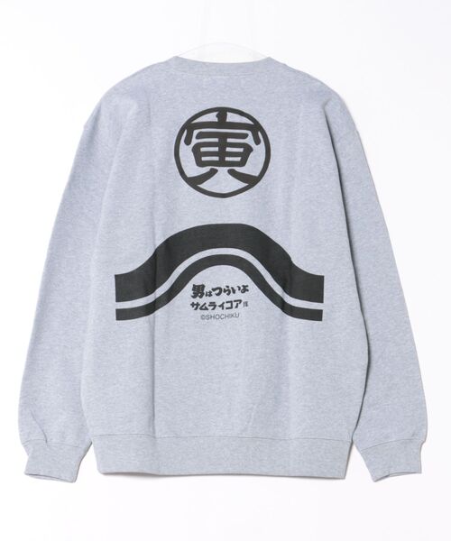 SAMURAI CORE(サムライコア)の「【SAMURAI CORE x 男はつらいよ】寅SWEAT(Tシャツ/カットソー・メンズ・グレー/ブラック・MEDIUM/LARGE)」の3枚目の写真