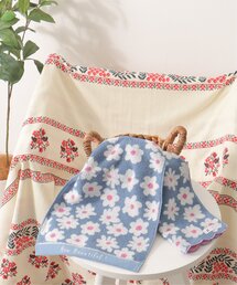 LBC（エルビーシー）の「花柄スカラップフェイスタオル（タオル）」