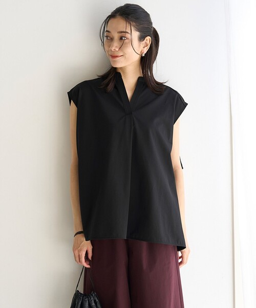 tシャツ 「吸水速乾/遮熱」ヒートシールドジャージー キーネック レイヤーT レディース UNFILO tシャツ 「吸水速乾/遮熱」ヒートシールドジャージー