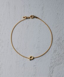 and cloud | Minimum Circle Black-Gray Diamond Bracelet(ブレスレット)