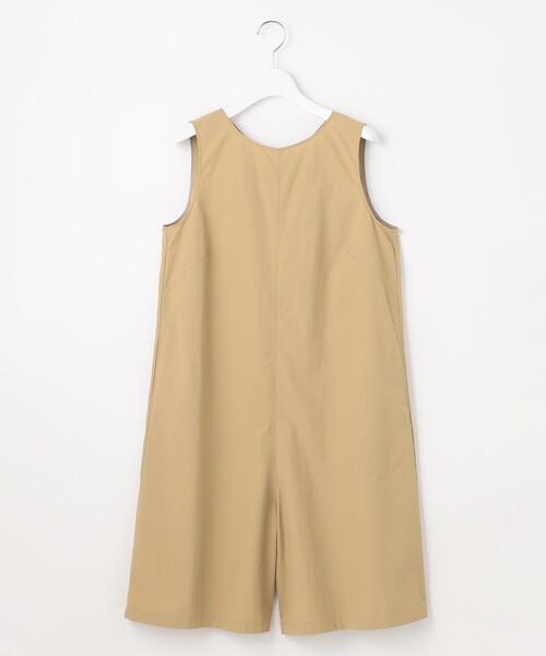 23区(ニジュウサンク)の「【SLOW/一部店舗限定】UVカット/撥水/接触冷感 ナイロンタスランタフタ オールインワン(つなぎ/オールインワン・レディース・グレー系/ベージュ系・38)」の8枚目の写真