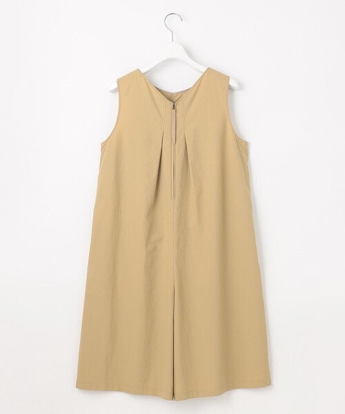 23区(ニジュウサンク)の「【SLOW/一部店舗限定】UVカット/撥水/接触冷感 ナイロンタスランタフタ オールインワン(つなぎ/オールインワン・レディース・グレー系/ベージュ系・38)」の9枚目の写真