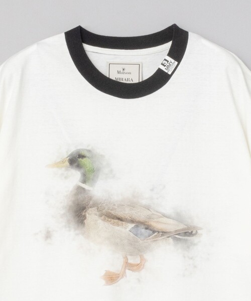 MIHARAYASUHIRO（ミハラヤスヒロ）の「【Maison MIHARA YASUHIRO】DUCK PRINTED TEE（Tシャツ/カットソー・メンズ・ホワイト/ブラック・46/48）」の8枚目の写真