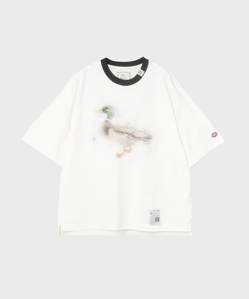 MIHARAYASUHIRO（ミハラヤスヒロ）の「【Maison MIHARA YASUHIRO】DUCK PRINTED TEE（Tシャツ/カットソー・メンズ・ホワイト/ブラック・46/48）」の2枚目の写真