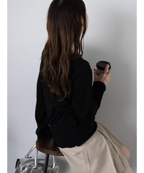 ehka sopo（エヘカソポ）の「タンクトップセットカットソー（Tシャツ/カットソー・レディース・ミント/ブラック/オフホワイト・F）」の15枚目の写真