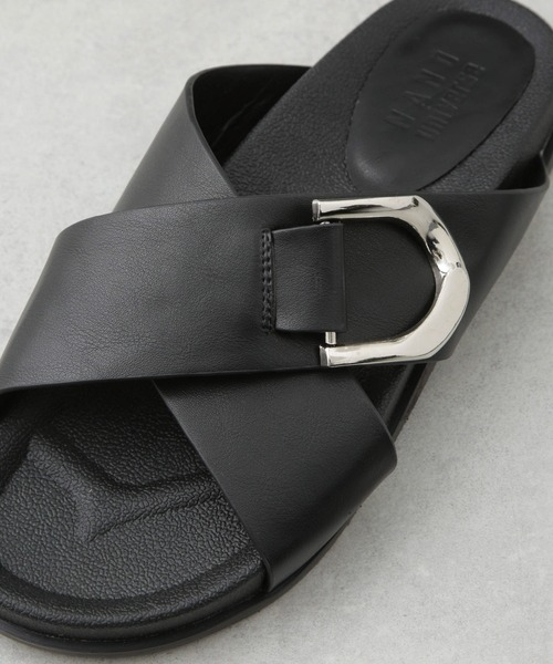 NANO universe（ナノユニバース）の「クロスバックルフラットサンダル（サンダル・レディース・ライトベージュ/ブラック・38/36/37）」の12枚目の写真