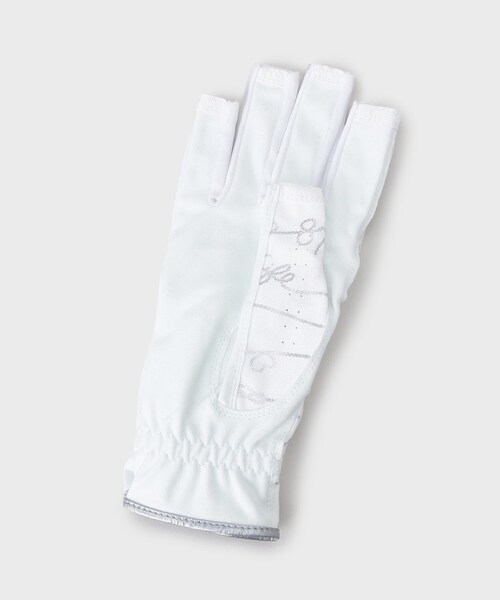 adabat（アダバット）の「ロゴプリント両手グローブ（その他・レディース・ホワイト系1/ネイビー系・01/02）」の4枚目の写真