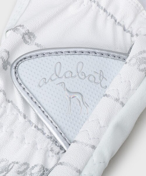 adabat（アダバット）の「ロゴプリント両手グローブ（その他・レディース・ホワイト系1/ネイビー系・01/02）」の5枚目の写真