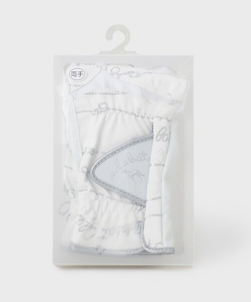 adabat（アダバット）の「ロゴプリント両手グローブ（その他・レディース・ホワイト系1/ネイビー系・01/02）」の6枚目の写真