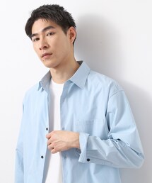 THE SHOP TK  | CAVEブロードシャツ【吸水速乾/イージーケア/アンチピリング/洗濯機OK】(シャツ/ブラウス)