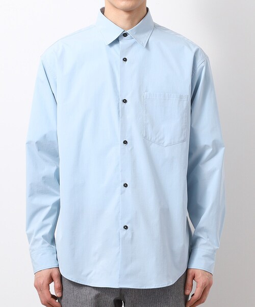THE SHOP TK （ザ ショップ ティーケー ）の「CAVEブロードシャツ【吸水速乾/イージーケア/アンチピリング/洗濯機OK】（シャツ/ブラウス・メンズ・ライトベージュ/サックスブルー/ネイビー・02/03/04）」の17枚目の写真