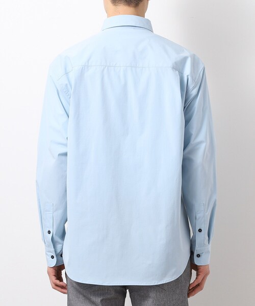 THE SHOP TK （ザ ショップ ティーケー ）の「CAVEブロードシャツ【吸水速乾/イージーケア/アンチピリング/洗濯機OK】（シャツ/ブラウス・メンズ・ライトベージュ/サックスブルー/ネイビー・02/03/04）」の19枚目の写真