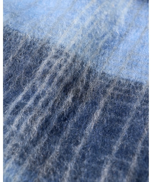 wjk（ダヴルジェイケイ）の「mohair shaggy knit cardigan（カーディガン/ボレロ・メンズ・ブラック/ダークブラック/ブルー・SMALL/MEDIUM/LARGE/X-LARGE）」の4枚目の写真