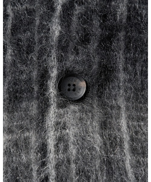 wjk（ダヴルジェイケイ）の「mohair shaggy knit cardigan（カーディガン/ボレロ・メンズ・ブラック/ダークブラック/ブルー・SMALL/MEDIUM/LARGE/X-LARGE）」の7枚目の写真