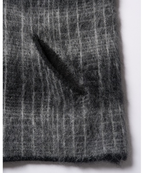 wjk（ダヴルジェイケイ）の「mohair shaggy knit cardigan（カーディガン/ボレロ・メンズ・ブラック/ダークブラック/ブルー・SMALL/MEDIUM/LARGE/X-LARGE）」の8枚目の写真