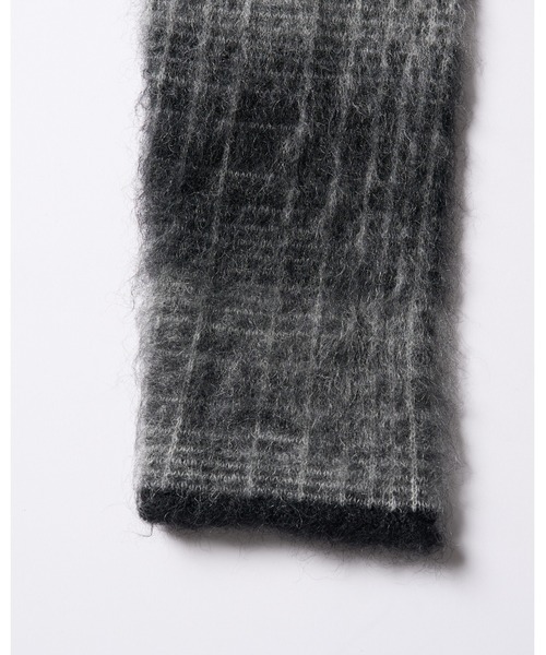 wjk（ダヴルジェイケイ）の「mohair shaggy knit cardigan（カーディガン/ボレロ・メンズ・ブラック/ダークブラック/ブルー・SMALL/MEDIUM/LARGE/X-LARGE）」の10枚目の写真