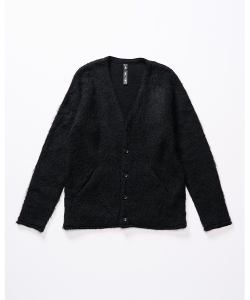 wjk（ダヴルジェイケイ）の「mohair shaggy knit cardigan（カーディガン/ボレロ・メンズ・ブラック/ダークブラック/ブルー・SMALL/MEDIUM/LARGE/X-LARGE）」の12枚目の写真