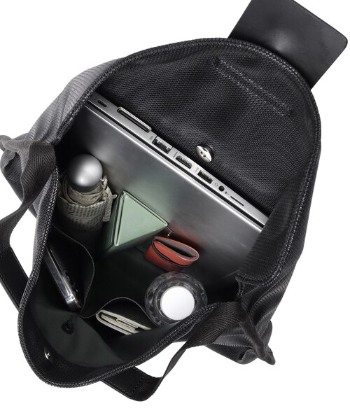 HIROKO HAYASHI（ヒロコハヤシ）の「MAMELI（マメリ）2wayトートバッグ（トートバッグ・レディース・ブラック/ネイビー・00）」の5枚目の写真