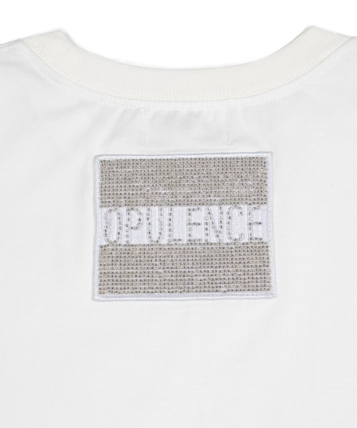 OPULENCE(オーピュレンス)の「Time Crafted ビーズロゴTシャツ(Tシャツ/カットソー・レディース・ブラック/ホワイト・SMALL/MEDIUM)」の22枚目の写真