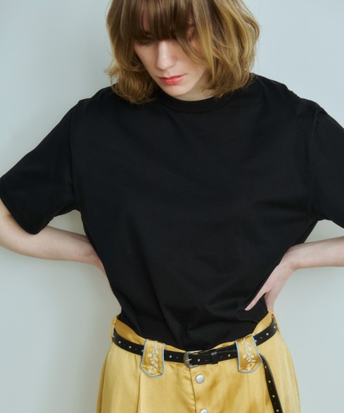 OPULENCE(オーピュレンス)の「Time Crafted ビーズロゴTシャツ(Tシャツ/カットソー・レディース・ブラック/ホワイト・SMALL/MEDIUM)」の12枚目の写真