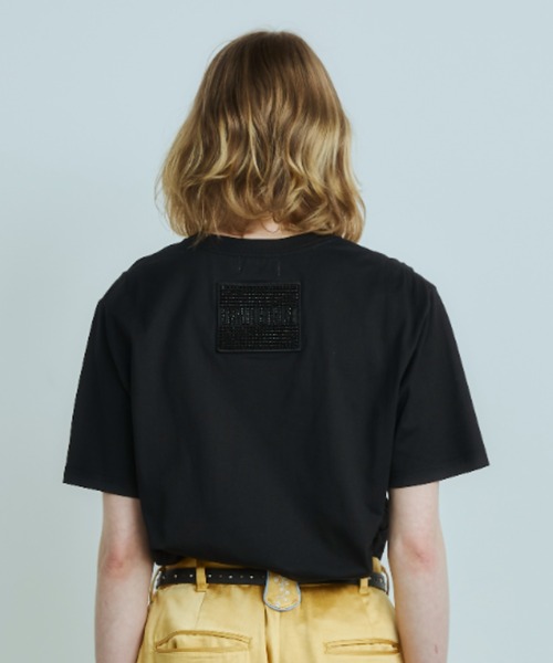 OPULENCE(オーピュレンス)の「Time Crafted ビーズロゴTシャツ(Tシャツ/カットソー・レディース・ブラック/ホワイト・SMALL/MEDIUM)」の11枚目の写真