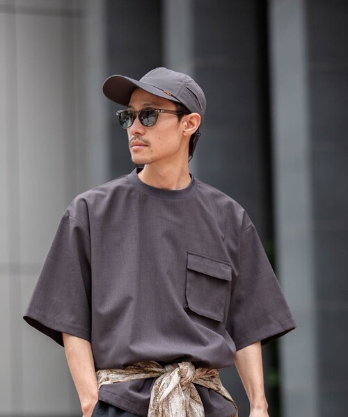 SHIPS any（シップス エニィ）の「SHIPS any:〈UVカット/撥水加工/遮熱〉サーマル バリア ベースボール キャップ 26SS◇（キャップ・メンズ・ブラック/ダークグレー/ベージュ/ナチュラル・ONE SIZE）」の11枚目の写真
