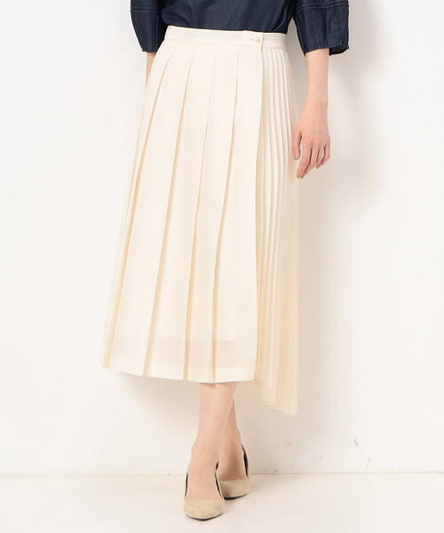 ❖kei ninomiya❖AD2019❀希少Lサイズ❀3段プリーツ❇アシメ noir kei ninomiya(ノワールケイニノミヤ) フェイクレザー