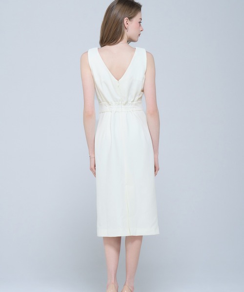 emiriawiz（エミリアウィズ）の「Crossover Tight Dress（ワンピース・レディース・ホワイト/ブラック・SMALL/MEDIUM）」の6枚目の写真