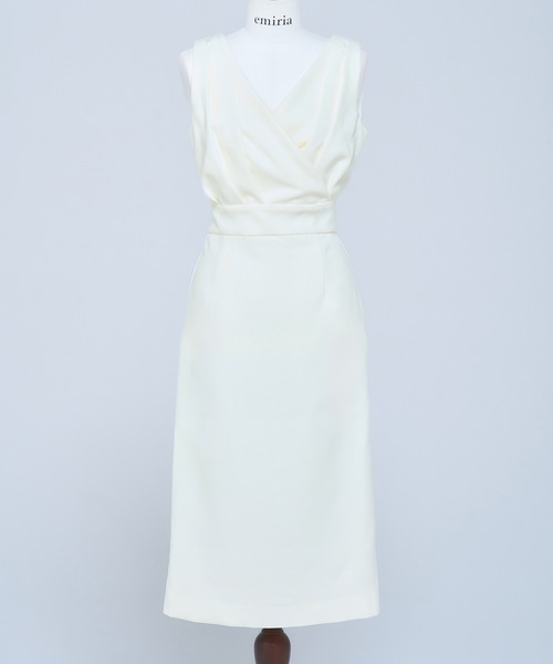 emiriawiz（エミリアウィズ）の「Crossover Tight Dress（ワンピース・レディース・ホワイト/ブラック・SMALL/MEDIUM）」の14枚目の写真