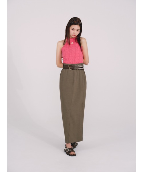 LILY BROWN(リリーブラウン)の「【LILY BROWN×MARY QUANT】デイジー刺繍アメスリケーブルニット(ニット/セーター・レディース・ピンク/その他/ブラック/オフホワイト・FREE)」の14枚目の写真