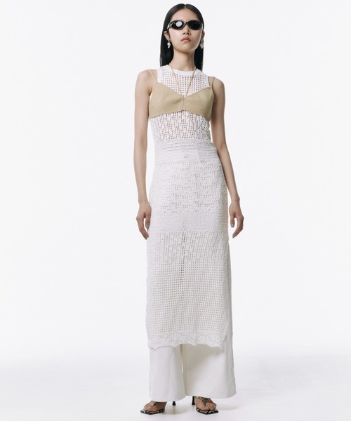 セール】BACK OPEN DOCKING DRESS/バックオープンドッキング