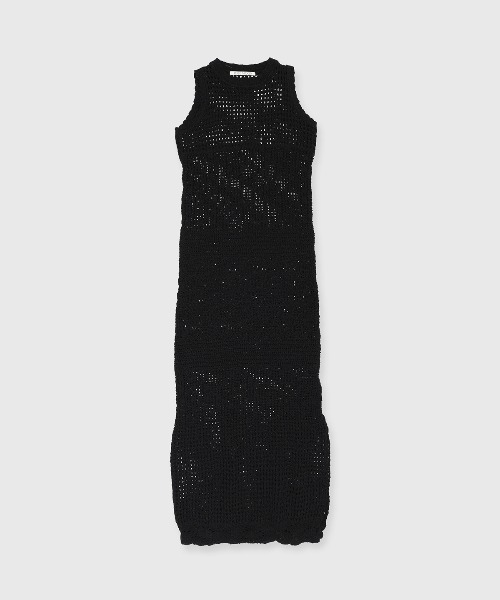 セール】MOTIF PATTERN KNIT DRESS/モチーフパターンニット