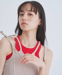 FUMIE=TANAKA/フミエタナカ】リボンニットビスチェ（タンクトップ